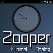 Minimal Analog - Zooper Pro screenshot 0