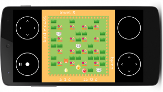 Bymo bird V cats: 1 or 2 - 8 players screenshot 0