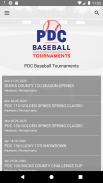 PDC Baseball Tournaments screenshot 2