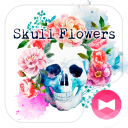 Skull Flowers Wallpaper Icon