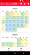 Crowd Calendar for TDR screenshot 1