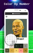 Football Player Coloring By Number - Pixel screenshot 3