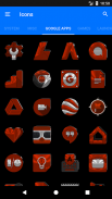 Red Orange Icon Pack Free screenshot 2