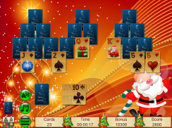 Xmas TriPeaks, card solitaire screenshot 17