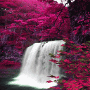 Waterfall View Beauty LWP Icon