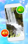 Wasserfall Töne Hintergrund screenshot 11