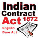 Indian Contract Act, 1872 (English bare Act)