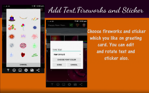 New Year 2018 Card Maker screenshot 2