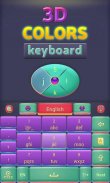 3D Colors GO Keyboard Theme screenshot 3