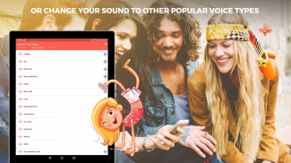 प्रसिद्ध व्यक्ति आवाज परिवर्तक - लोकप्रिय ध्वनि screenshot 7