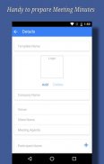 Handy Meeting Minutes screenshot 1