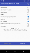 CHA2DS2-VASc HAS-BLED Score Calculator screenshot 9