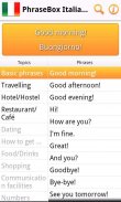 Phrasebook Italian Lite screenshot 1