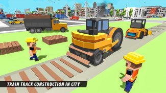 RailRoad Construction: Constructeurs  trains Vegas screenshot 1