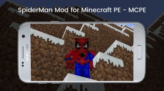 SpiderMan Mod for Minecraft PE - MCPE screenshot 0