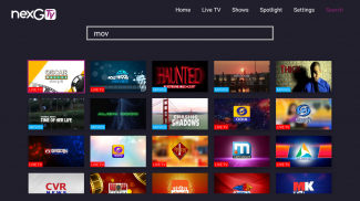 nexGTv for AndroidTV screenshot 1