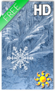 Snowflakes Frozen LWP screenshot 1