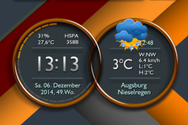 Zooper Widget DoubleRingsColor screenshot 6