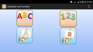 Alphabet & Number for Nursery screenshot 0