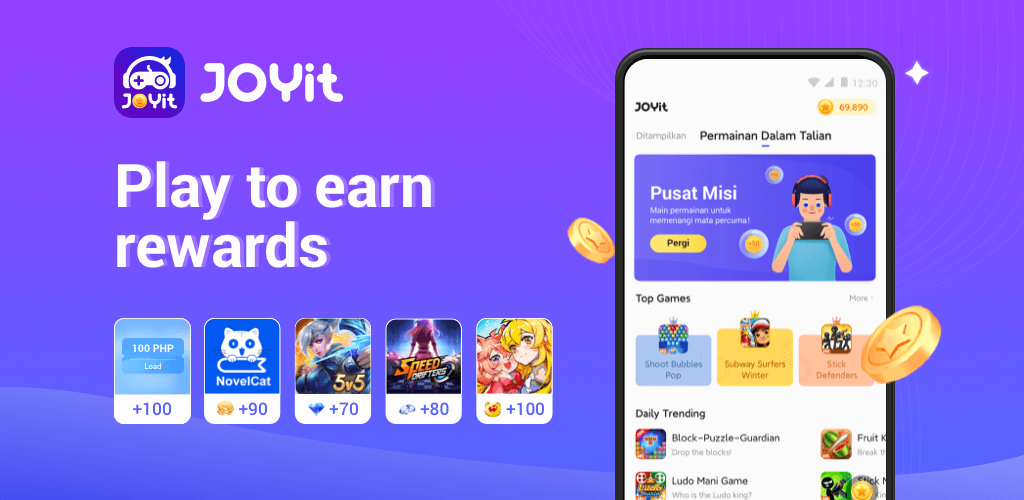 JOYit - Play to earn rewards for Android - Download the APK from Uptodown