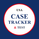 USA Case Status Tracker & Test Icon