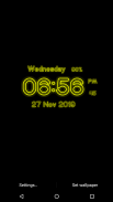 Neon Digital Clock Live WP screenshot 0