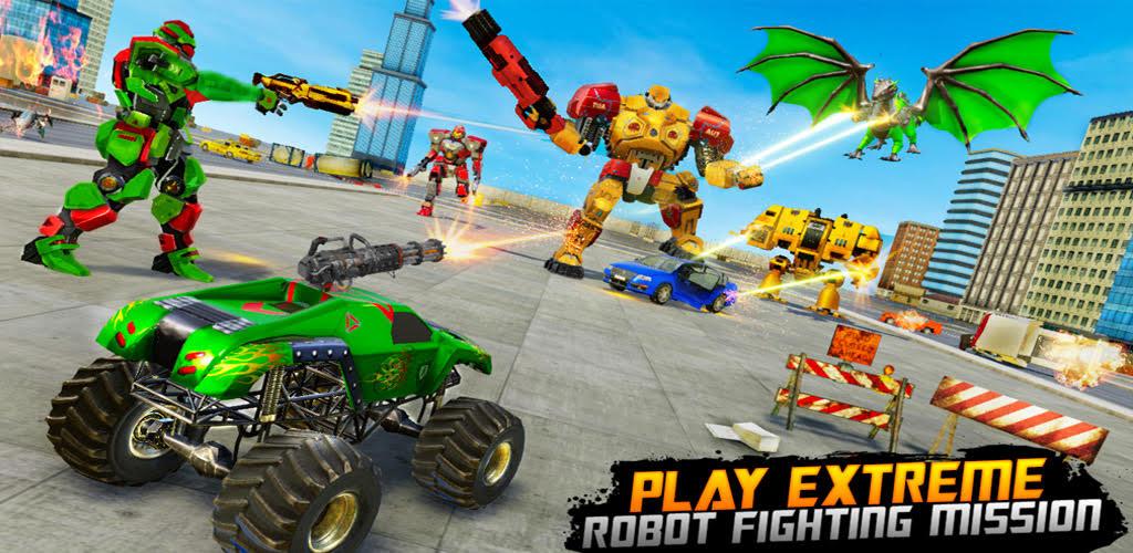 Monster Truck Robot Shark Game - Baixar APK para Android