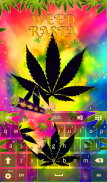 Colored Rasta Weed Keyboard screenshot 3