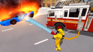 Fire Truck Driving Simulator screenshot 4