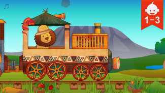 Safari Train for Toddlers screenshot 0