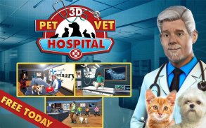 Pet Hastane Simülatörü 2019 - Pet Doktor Oyunları screenshot 11