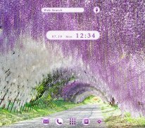 壁纸·图标 紫藤花隧道 screenshot 0