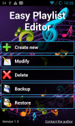 Easy Playlist Editor screenshot 1