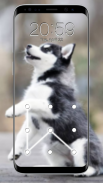 Puppy Dog Pattern Lock Screen screenshot 2