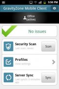 GravityZone Mobile Client screenshot 1