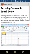 Learn Excel screenshot 1