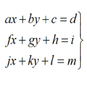 System of Equations 3x3