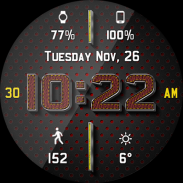 Chrome Leather HD Watch Face screenshot 10