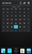 GOWidget Theme Holo Blue Free screenshot 0