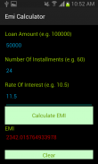 EMI Calculator screenshot 1