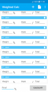 Weighted Calculator screenshot 4