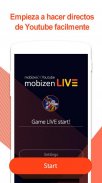 Mobizen transmisión en vivo para youtube screenshot 3