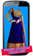 Women Anarkali Photo Suit screenshot 2