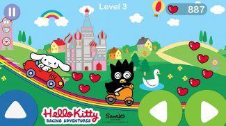 Hello Kitty гоночная приключенческая игра screenshot 7