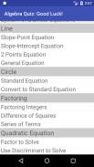 Algebra Quiz screenshot 4