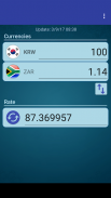 KRW Won x South African Rand screenshot 2