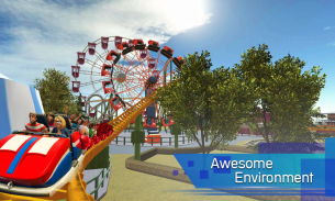 Real Roller Coaster Park Ride Rush Simulator screenshot 5