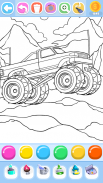 Monster Car and Truck Coloring screenshot 6