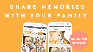 Famm - 免费宝宝相册、儿童日记和私密照片分享应用 screenshot 0