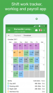 Green Timesheet - shift work log and payroll app screenshot 1